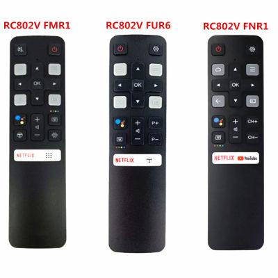 RC802V FMR1 RC802V FUR6 RC802V FNR1 New Original Assistant Voice Remote Control use For TCL Android 4K Smart