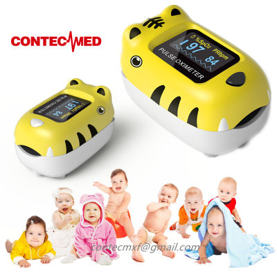 ContecMed CMS50Q1 Pediatric Fingertip Pulse Oximeter Infant Baby SPO2 Monitor PR HR Blood Oxygen Saturation