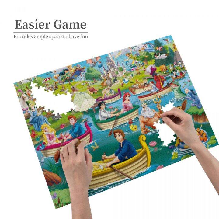 disney-fun-on-the-water-wooden-jigsaw-puzzle-500-pieces-educational-toy-painting-art-decor-decompression-toys-500pcs