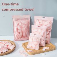 ☬✔♗ 50pcs Disposable Towel Compressed Portable Travel Non-woven Face Towel Water Wet Wipe Outdoor Moistened Tissues