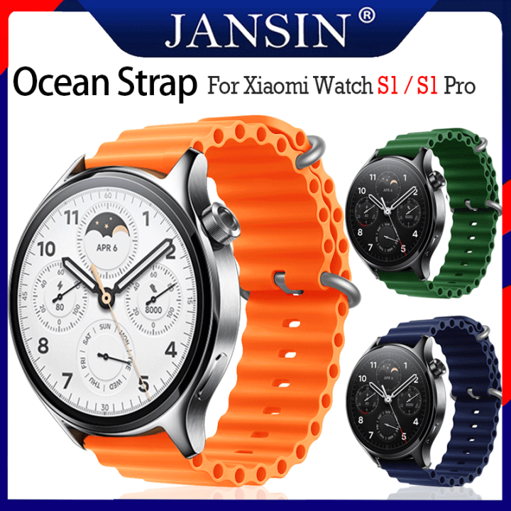 สาย-สร้อยข้อมือสำหรับ-xiaomi-watch-s1-s1-pro-ของแท้-ซิลิโคน-ocean-สายนาฬิกา-xiaomi-s1-pro-นาฬิกาอุปกรณ์เสริมเสริม