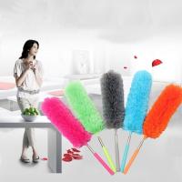 QianXing Shop 1 pc Retractable Chenille Feather Duster Adjustable Chenille Car Feather Duster Dust Shan Dusting Brush Household Handle Magic Dusters