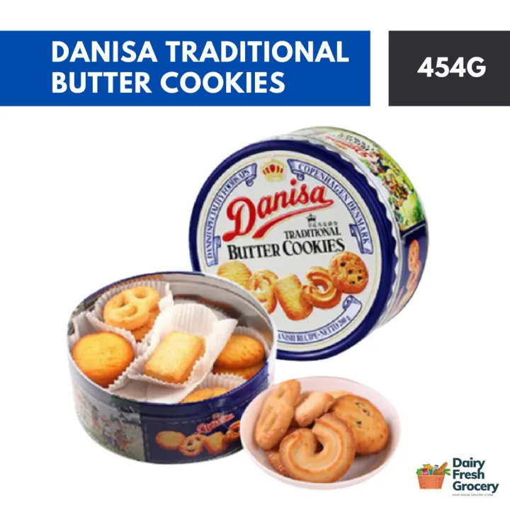 Danisa Traditional Butter Cookies (Original Danish Recipe) 454g