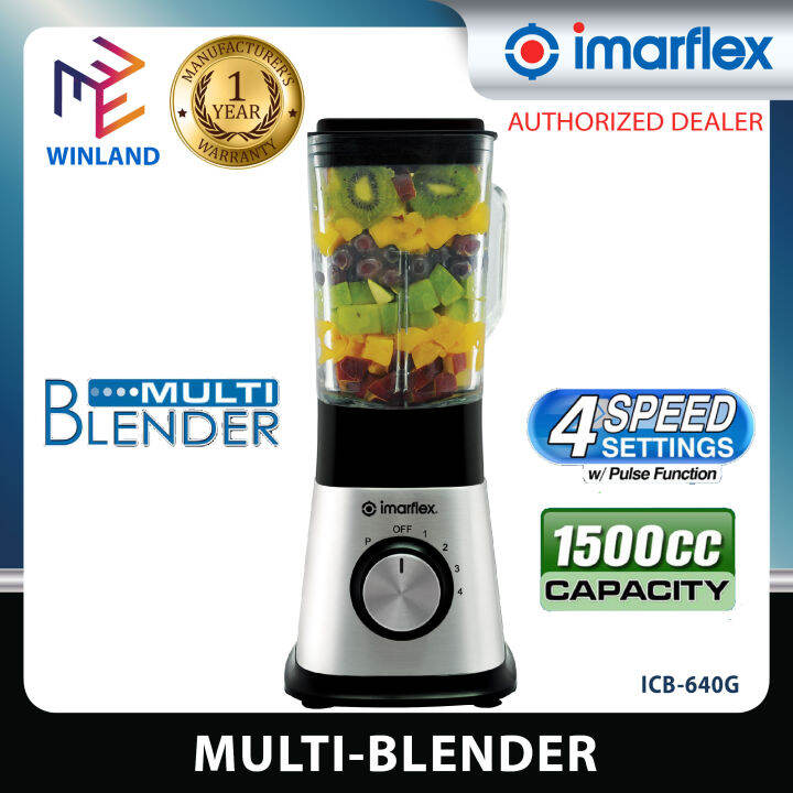 IMARFLEX by Winland ICB640G 4 Speed MultiBlender Lazada PH