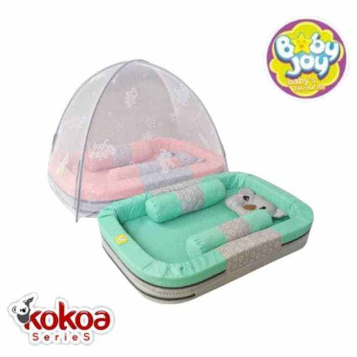 Kasur Bayi Kolam Kelambu Baby Joy Kokoa Series Bjk Lazada Indonesia