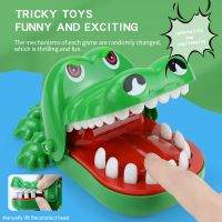 【LZ】♠⊕  Crocodile Teeth Toys Game for Kids Crocodile Biting Finger Dentist Games Funny Toys for Children Adult Stress Relief Prank Toys