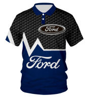 ford Brand New Mens Polo Shirt 3D Anime Short Sleeve Shirt Hip Hop Harajuku Oversized T-shirt 24（Contact the seller, free customization）