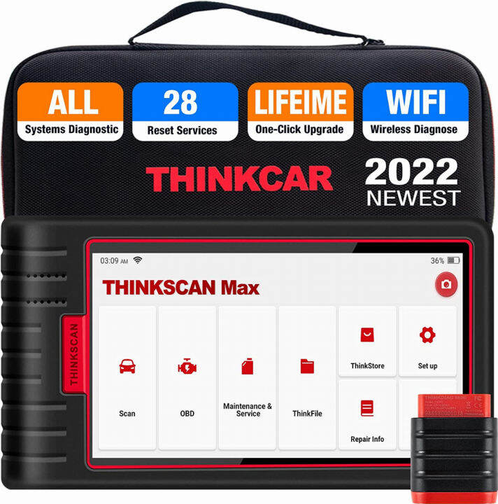 Thinkcar Thinkscan Max Car Diagnostic Scan Tool For All Vehicles All ...