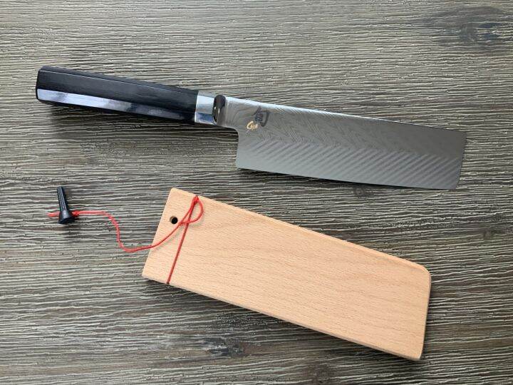 Shun Dual Core 6.5 Inch Professional Pro Chef Nakiri Knife with Premium