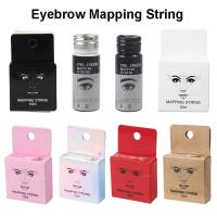 hot【cw】 30/20M Brow Microblading Mapping String Ink Makeup Eyebrow Dyeing Thread Semi Permanent Positioning Measure