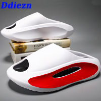 Thick Platform EVA Slippers Woman Men Shoes 2023 Summer Fashion Non-Slip Soft Hollow House Couple Home Slippers Slides Shoes