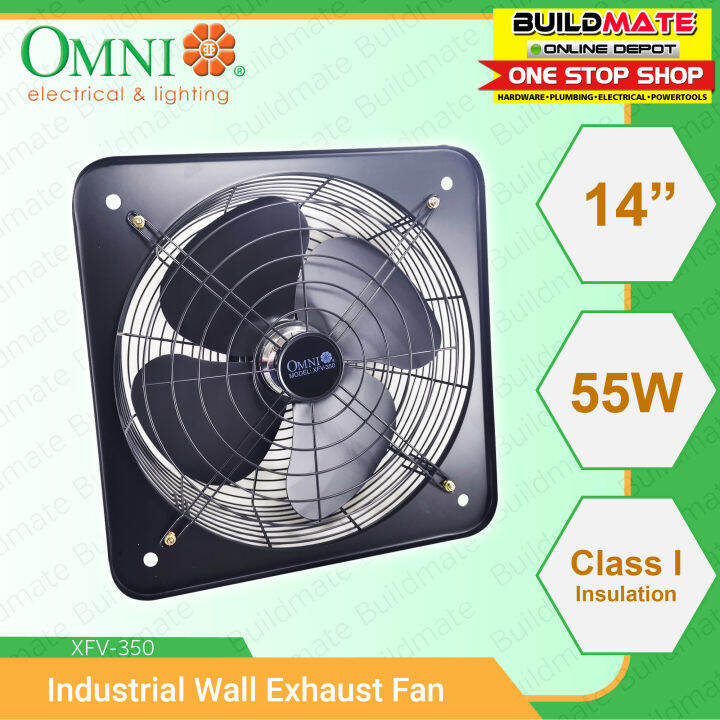 OMNI INDUSTRIAL Metal Body Exhaust Fan Ventilator Air Circulator 14
