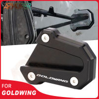 2023สำหรับ Honda Goldwing 1800 2022 Gl1800 Kickstand ขาตั้ง Extension Enlarger Pad รถจักรยานยนต์อุปกรณ์เสริม2018 2019 2020 2021