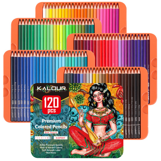 260 Professional Oil Colored Pencils Wood Watercolor Pencils Drawing Pencil  Set For School Art Supplies