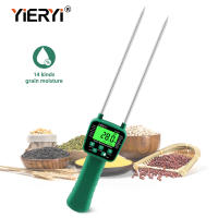 Yieryi Grain Moisture Meter YY-1011 Digital Grain Moisture Content Tester สำหรับข้าวสาลีข้าวโพด Barley Feed ถั่วเหลืองถั่วลิสงผ้าฝ้าย