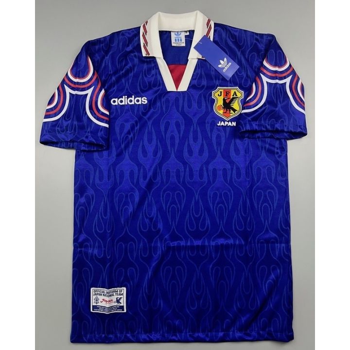 เสื้อบอล-ย้อนยุค-ทีมชาติ-ญี่ปุ่น-1997-เหย้า-retro-japan-home-เรโทร-คลาสสิค-1997-98