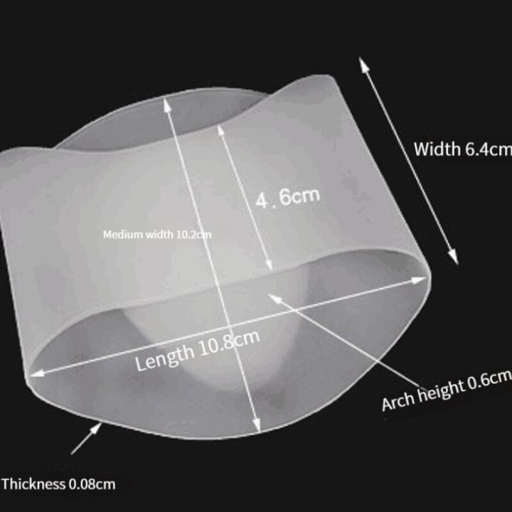 ซิลิโคนเจลโค้งนิ่มแผ่นรองปวดฝ่าเท้าฝ่าเท้าฝ่าเท้าฝ่าเท้าฝ่าเท้าป้องกันการนวดตามหลักสรีรศาสตร์อุปกรณ์เสริมแผ่นเสริมเท้าแบนรองเท้า
