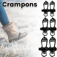 Shoe Boot Traction Cleats Ice Grips Microspikes Snow Grips Cleats Shoe Boot Traction Cleats with 11 Studs Crampons