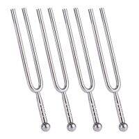 4X 440Hz A Tone Stainless Steel Tuning Fork Tuner Tunning Musical Instrument Gift