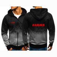 {Echoes Department Store}2021ใหม่ผู้ชายฤดูใบไม้ผลิฤดูใบไม้ร่วง CLAAS พิมพ์ Hoodies สบายๆฮิปฮอปฮาราจูกุไล่โทนสีสีเสื้อคลุมด้วยผ้าซิปเสื้อแจ็คเก็ต