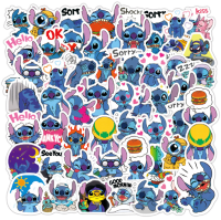 ✨พร้อมส่ง✨การ์ตูน สติช New Stitch sticker สติกเกอร์กันน้ำรูปแบบที่แตกต่างกัน  สเก็ตบอร์ด 50 ชิ้น