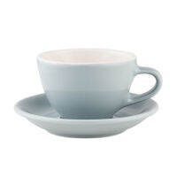 Watchget Cup &amp; Saucer Ceramics Latte Cup Cappuccino Milk Tea Cup ถ้วยกาแฟอุปกรณ์ครัว280Ml9Oz