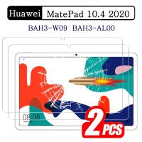 [HOT TALQQQWWEGE 583] (2แพ็ค) กระจกนิรภัยสำหรับ Huawei MatePad 10.4 2020 BAH3-W09 BAH3-AL00ปกป้องหน้าจอฟิล์มแท็บเล็ต