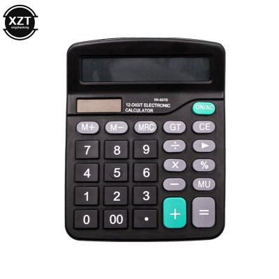 Portable Calculator 12 Bit Scientific Calculator With Solar AA Battery Dual Energy General Purpose Calculators Programmer Calculators