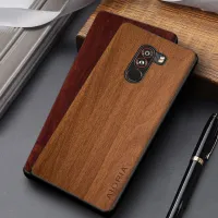 Case for Xiaomi Pocophone F1 coque simple design durable lightweight wooden pattern leather cover for pocophone f1 case funda