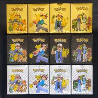 Card English Italian Spanish German French language Pokémon Cards Gold Colorful Charizard Drop Shipping