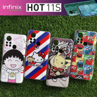 เคสโทรศัพท์ แบบยาง TPU แบบคละลาย 01 สำหรับ Infinix Hot 11S