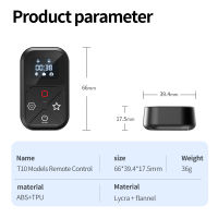 【Ready Stock】TELESIN รีโมทคอนโทรลไร้สายบลูทูธอัจฉริยะกันน้ำ GP-RMT-T10,อะไหล่หน้าจอ LED ยาว80เมตรสำหรับ GoPro 10 9 8 MaxTH