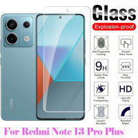 แก้วป้องกัน1-2ชิ้นสำหรับ Redmi Note 13 Pro Plus 5G 2023 Note13 Note13Pro + 2023 9ชั่วโมงปกป้องหน้าจอกระจกเทมเปอร์ฟิล์มกันรอยด้านหน้าฟิล์มกระจกป้องกัน