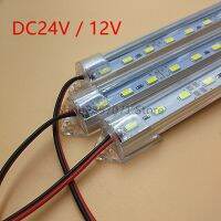 Dc12v 24V 5ชิ้น * 50ซม. จากโรงงาน Smd 5730 5630ไฟรางไฟแข็งแอลอีดีบาร์อลูมิเนียมฝาครอบพีซีแถบไฟ Led 5730