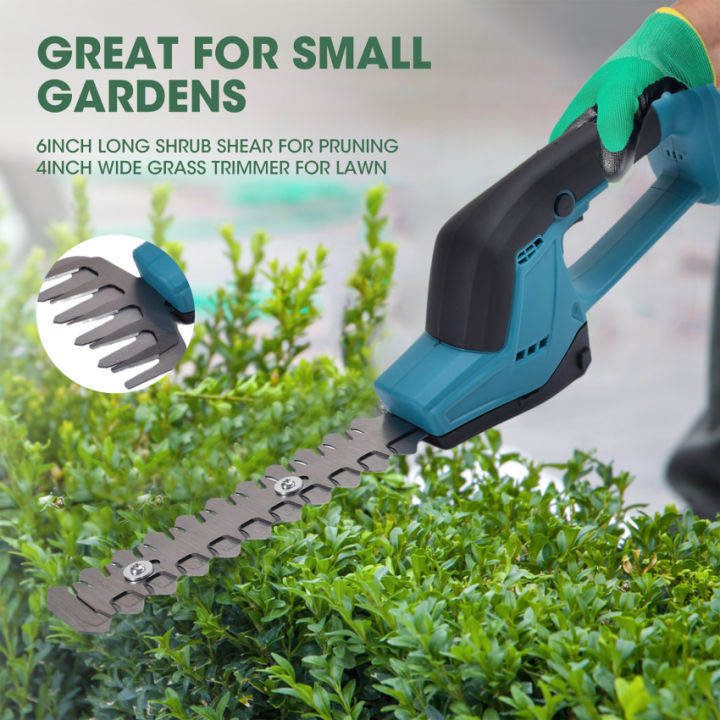 Cordless Hedge Trimmer Electric Hedge Trimmer Battery Pruner Trimmer for  Grass Electric Scissors for Makita 18v Garden Tool