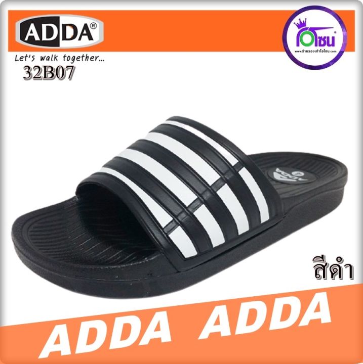 รองเท้าแตะ-adda-แอ๊ดด้า-รุ่น-32b07-สวมลายอดิดาส