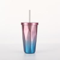 (++โปร) HappyLife Tumbler แก้วน้ำเก็บอุณหภูมิร้อน-เย็น ขนาด 500 ML. ราคาดี แก้วน้ำ แก้วกาแฟ แก้วเก็บความเย็น แก้วพลาสติก