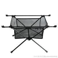 hyfvbu▬☈  Folding Table Storage Net Shelf Mesh Outdoor Camping Barbecue Rack Hanging