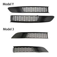 For Model 3 Y 17-22 Radiator Grid Air-Protection Flow Vent Cover Trim Insect Net Door Hardware Locks