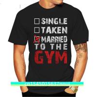 Fitness Workout Funny Muscle Beast Mode Married To The Gym Mens Black Tshirt Cool Pride T Shirt Men