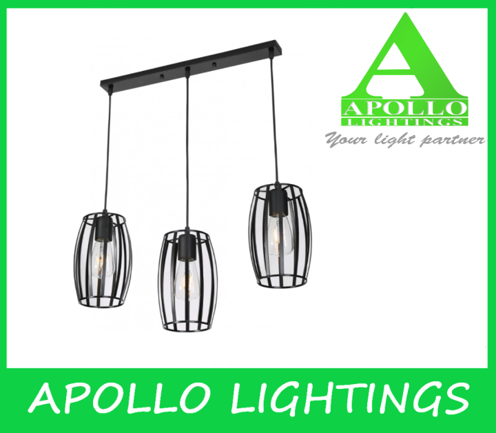 APOLLO DINNING DROP LIGHTS WITH FREE FILAMENT BULBS DL71273 Lazada PH