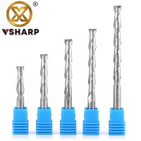 Vsharp Cnc Engraving Router Bit Flat Nose End Mill 2 Two Flutes Spiral Upcut Milling Cutter Tool Carbide Bits For Wood Mdf Pvc - Milling Cutter - AliExpress