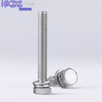 M6 M8 M10 M12 316 Stainless Steel Three Combination Screws Washer External Outside Hex Hexagon Head Cap Screw Bolt