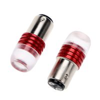 2PCS 1156 BA15S P21W 1157 BAY15D Car LED Red Strobe Lamp 5630 3SMD Bulbs Brake Turn Signal Tail Flashing Lights 12V DC