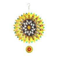 Sunflower Wind Spinners 12 Inche Outdoor Hanging Decor