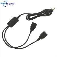 DC 5.5*2.5 mm Male Head Transfer Dual Female Head+Female Head Transfer DC Male Head USB Power Cables Not Fits Apple