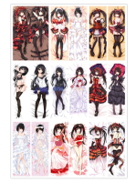 Anime Dakimakura Body DATE A LIVE Kurumi Tokisaki 150x50cm 100x35cm Pillow Case Cover Manga