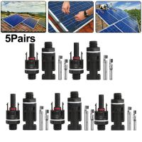 Efficient Power Distributor Adapter for Solar Panel Connections 5 Sets Included