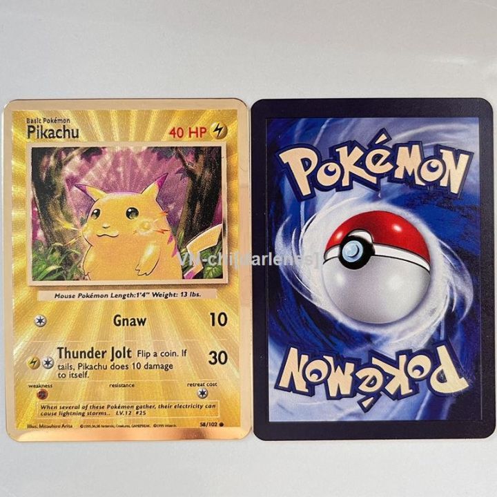 Pokémon TCG : Anime Pokemon Gold Metal Custom Card Collection – Single Pack  - The World of Pokémon