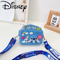 New Disney Stitch Shoulder Bags for Children Cartoon Mickey Mouse StellaLou Silica Gel Crossbody Bags Girls Women Mini Bag